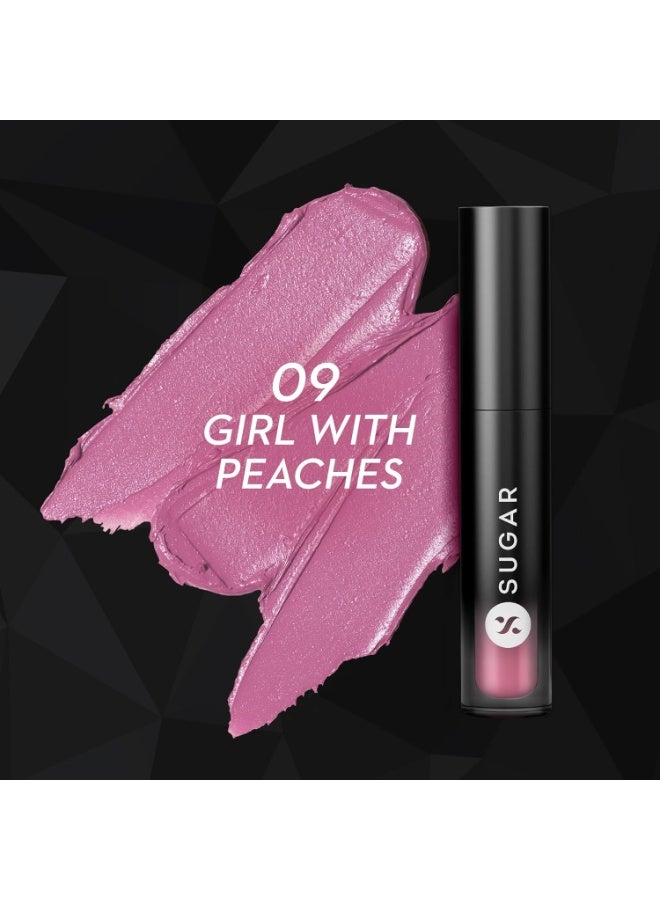 SUGAR Cosmetics Mousse Muse Lip Cream | Lasts 24+ Hrs | Creamy Mousse Lipstick | Waterproof & Smudgeproof | 5ml - 09 Girl With Peaches - Image 2